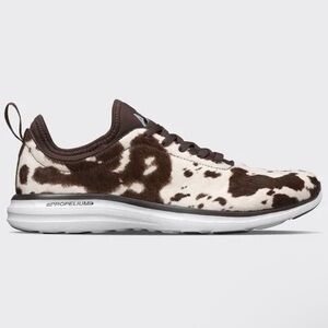 🆕 APL Iconic Phantom Brown Cowhide-Print Sneakers 7.5
